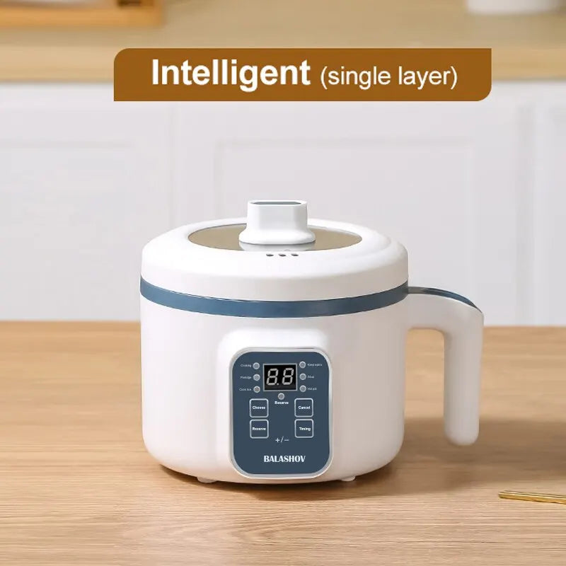 Homefish Electric Rice Cooker &ndash; Non-Stick Cooking for Easy Cleanup
