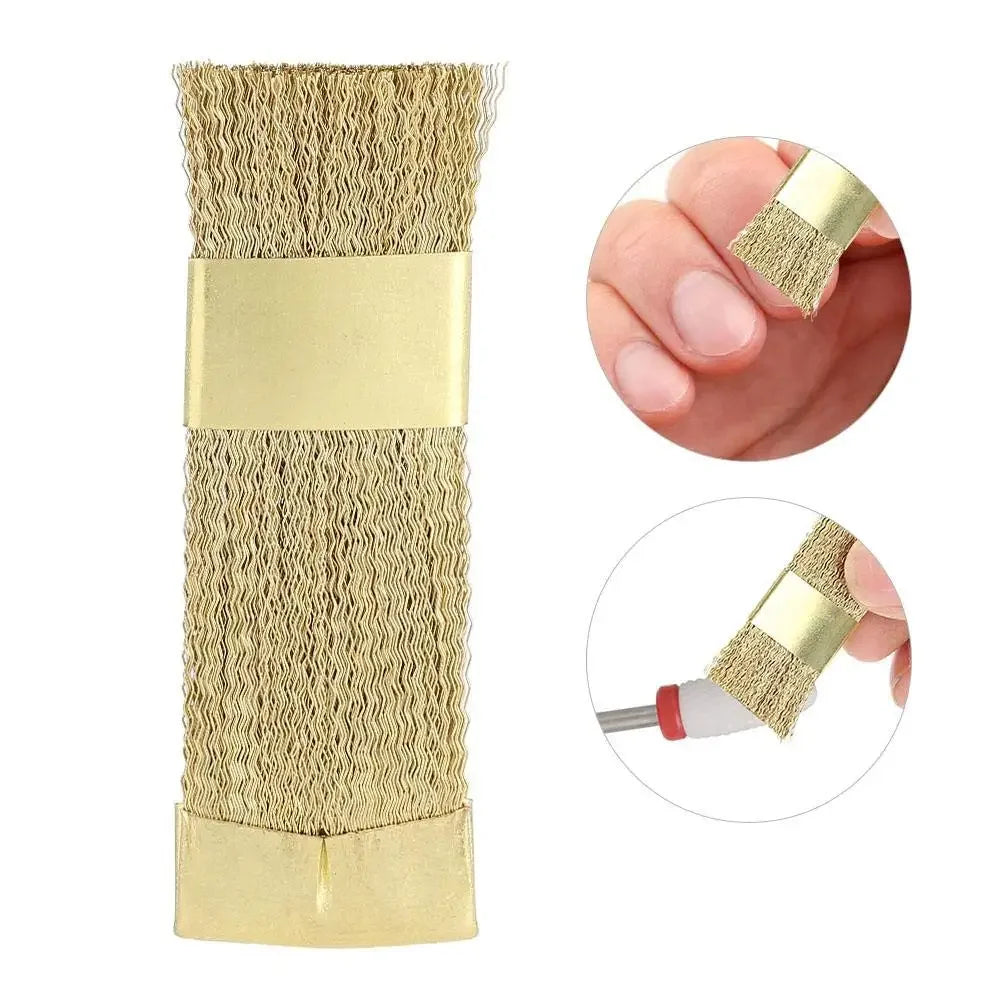 Nail Drill Art Bit Cleaning Brush &ndash; Portable Copper Wire Default Title