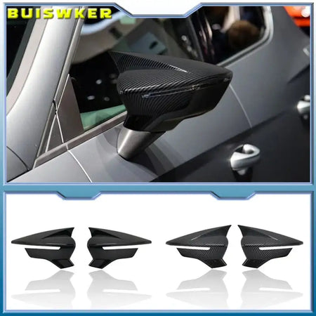 2Pcs Car Side Mirror Cover Caps for SEAT Leon Mk3 5F Cupra