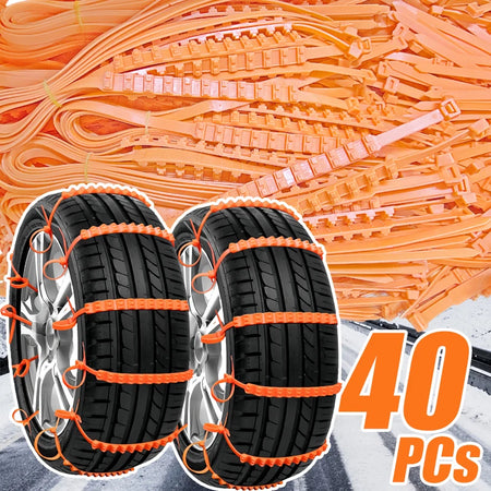 Universal Snow Car Tire Chains - Anti Slip Winter Traction