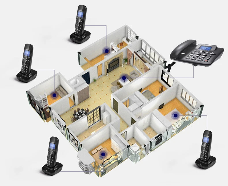 Kt13 Cordless Answering Machine 2.4G &ndash; Long Range 300m