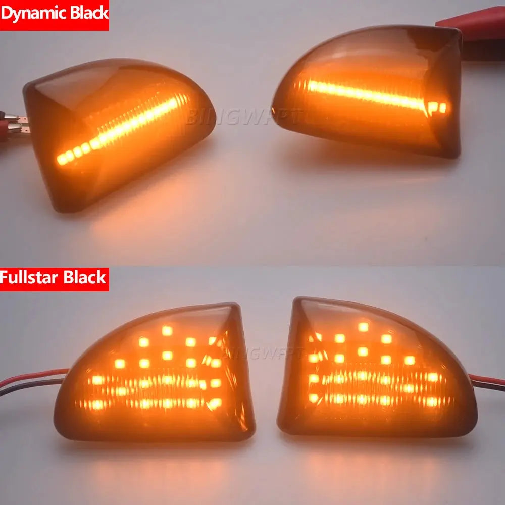 Dynamic Car Blinker Side Mirror Marker Turn Signal Lights Lamp Accessories For Smart Fortwo 451 MK1 MKII 2007-2015 by InterCyprus Trading Ltd