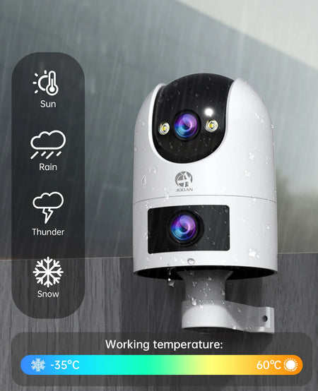 JOOAN 4K Outdoor Dual Lens Camera