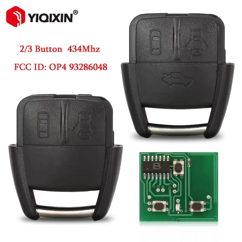 Opel Astra Remote Key 434MHz 2 3 Button OP4 93286048 – InterCyprus ...