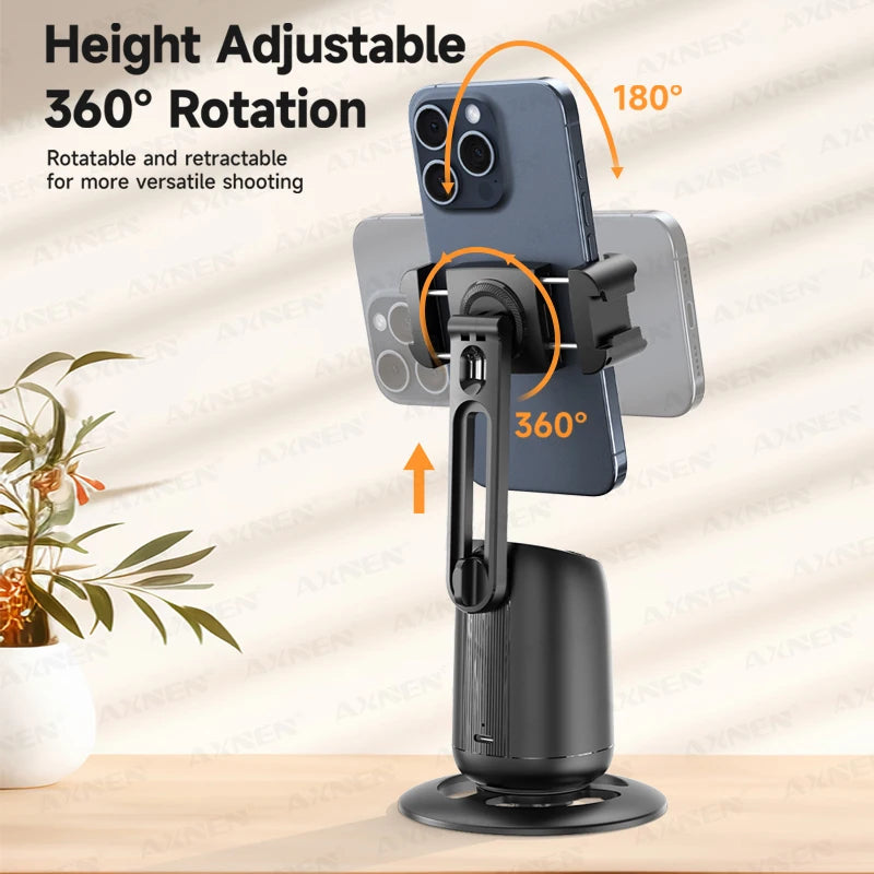 AXNEN P05 Gimbal Stabilizer &ndash; AI Face Tracking and 360 Degree Rotation