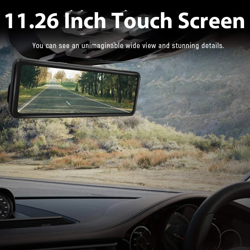 Acceo A45P Mirror Car Recorder &ndash; 4K Ultra HD 12 Inch IPS