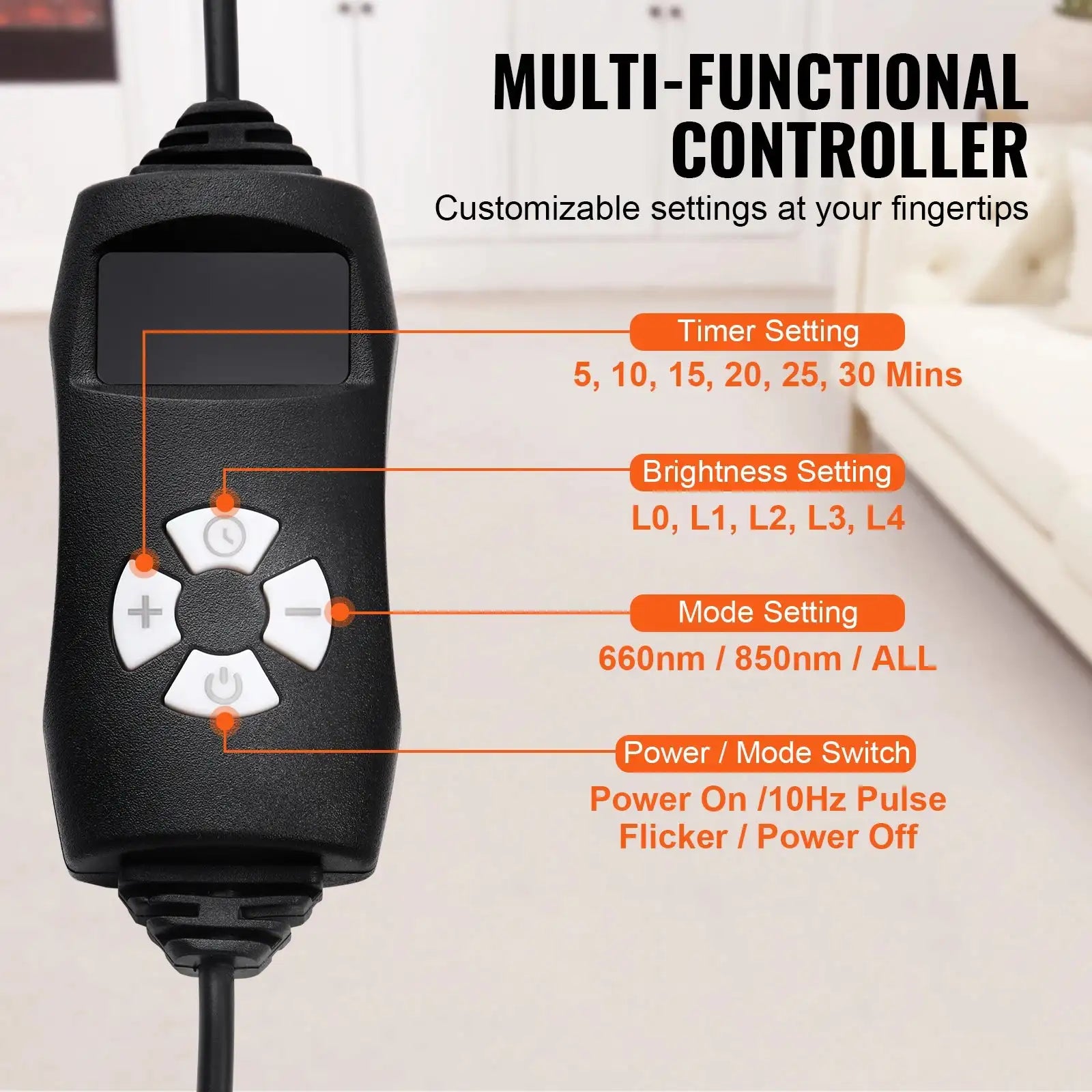 Red Light Therapy Pad With 264 LEDs 10Hz Pulse For Pain