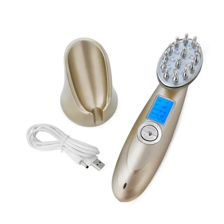 Electric Laser Hair Growth Comb &ndash; Infrared Light Therapy Brown