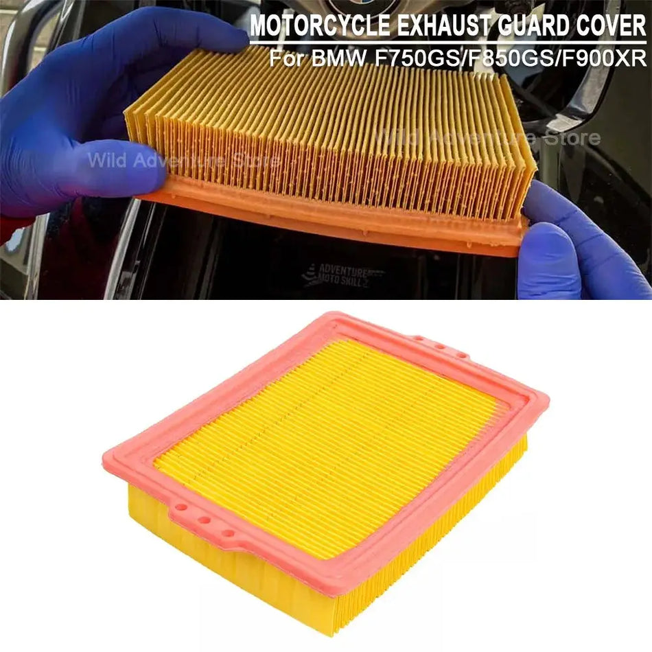 For BMW F850GS/ADV F750GS F900XR F900GS SF Adventure F900R 2017-2024 F 750 850 900 GS Motorcycle Air Filter Clean Intake Cleaner by InterCyprus Trading Ltd
