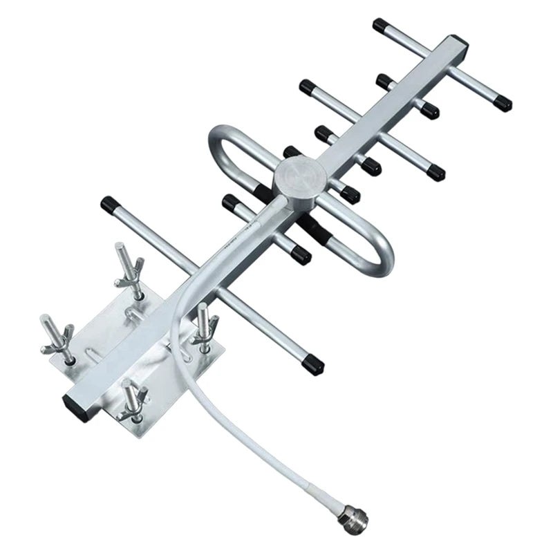 SODIAL 4K Digital TV Antenna &ndash; 300 Mile Long Range Signal Silver