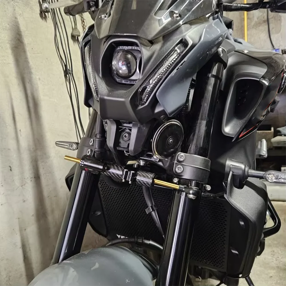 Yamaha MT-09 SP stuurdemper beugel, CNC aluminium bevestiging