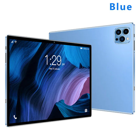 10.1 Inch Android Tablet Google Play Octa Core &ndash; Ultra Slim Blue / Standard Accessories