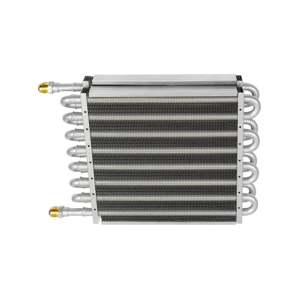 10 Row/16 Row Oil Cooler Kit, Universal Aluminum Remote Transmission Engine Cooler Auto-Manual Radiator Converter Kit by InterCyprus Trading Ltd