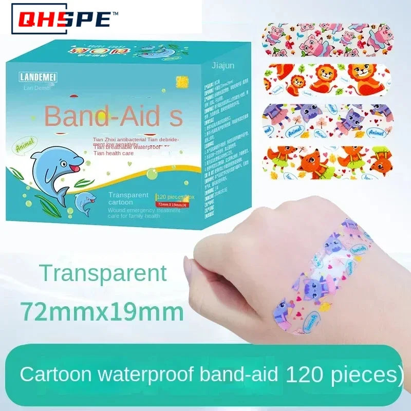 Cartoon Kids Bandage Waterproof Patches &ndash; Gentle On Skin