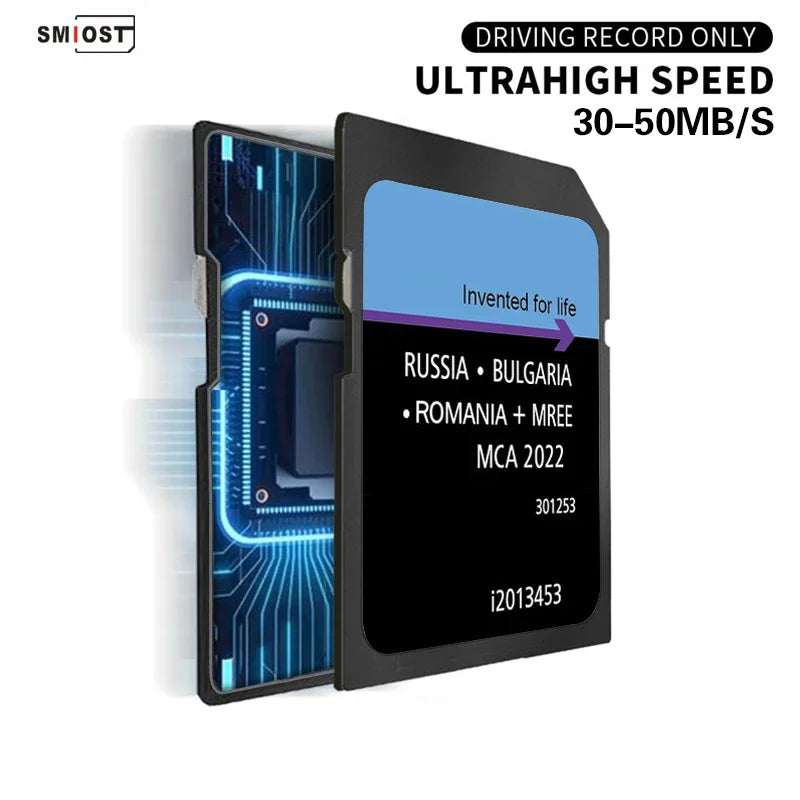 SMIOST Ford MCA 2022 Navigation SD Card &ndash; East Europe Maps