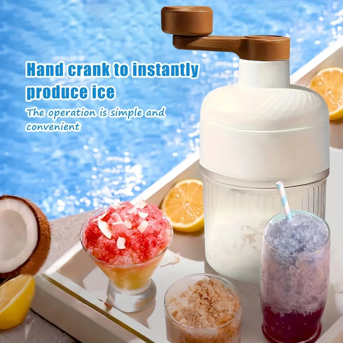 Energy-Efficient Large Multifunctional Ice Machine - No Electricity Needed