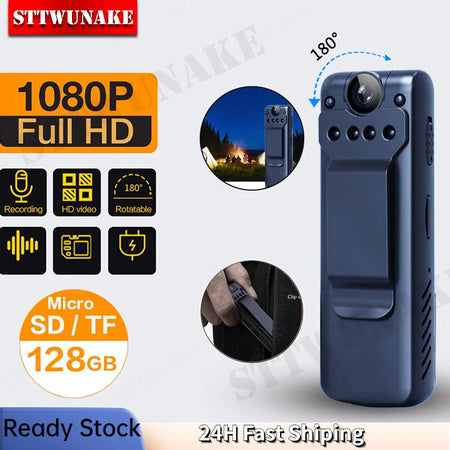 XIXI SPY Mini Camera Night Vision Wireless Body Cam &ndash; 1080P