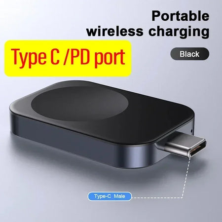 VIKEFON Apple Watch Charger &ndash; Magnetic 2.5W Fast Charging Type C PD port