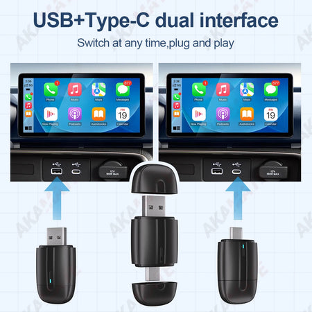 2in1 Wireless CarPlay Dongle &ndash; Wired To Wireless Conversion