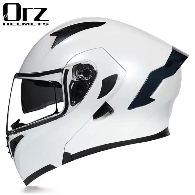 ORZ-991 Modular Flip Up Helmet &ndash; Dual Visors DOT Approved