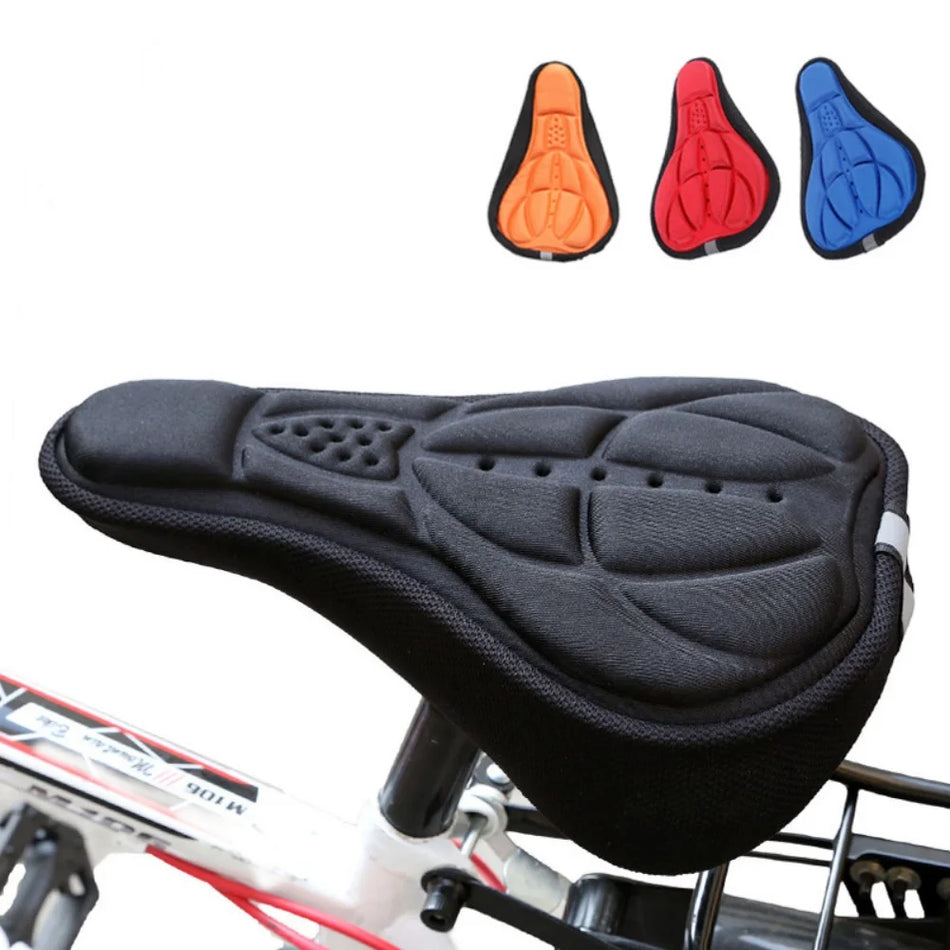 Housse de selle de vélo ergonomique 3D en mousse souple pour coussin de siège respirant.