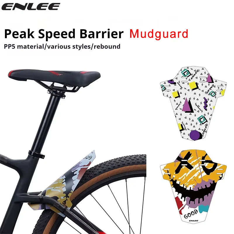 Enlee Mountain Bike Esimene ja Tagumine Poritiib, Universaalne Mud Guard