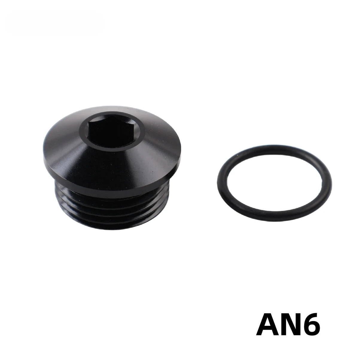 Aluminum AN Port Plugs With O-Ring Seal Boss Block Off Adapter by InterCyprus Trading Ltd