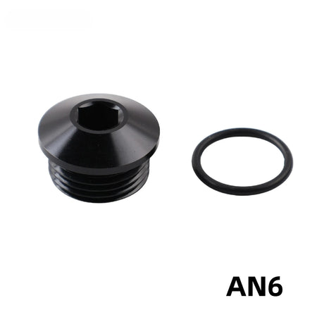 Aluminum AN Port Plugs With O-Ring Seal Boss Block Off Adapter by InterCyprus Trading Ltd