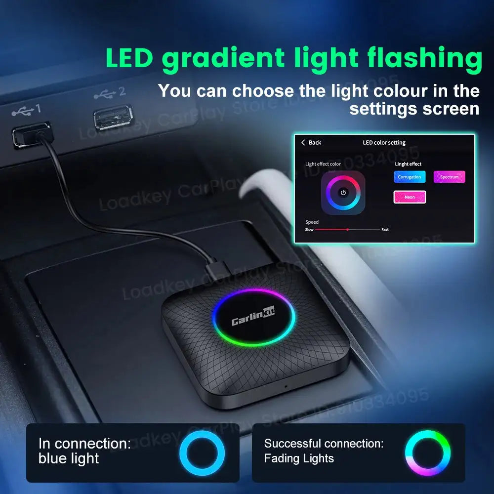 Carlinkit 3 In 1 Wireless Android 13 CarPlay For Benz Skoda