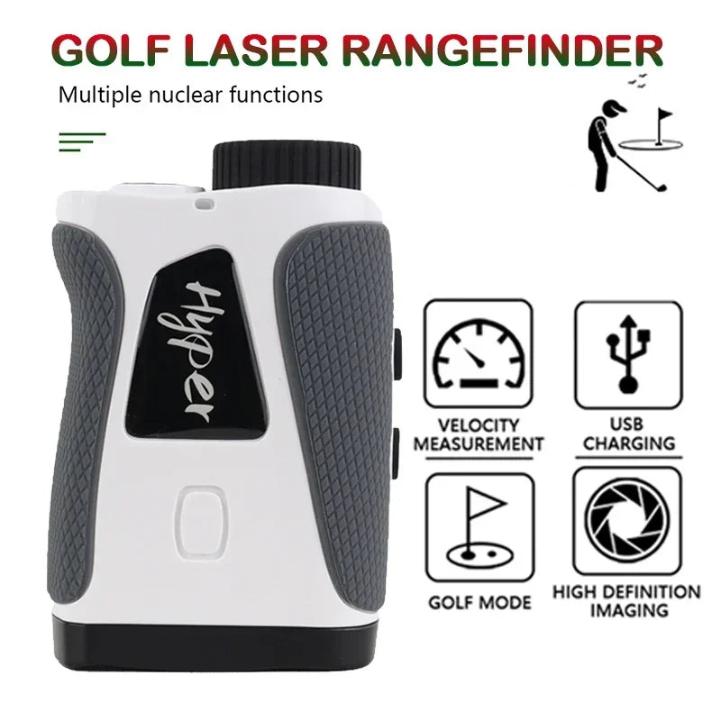 Portable Hunting Outdoor Laser Rangefinder - Flag Lock Ivory / 800m