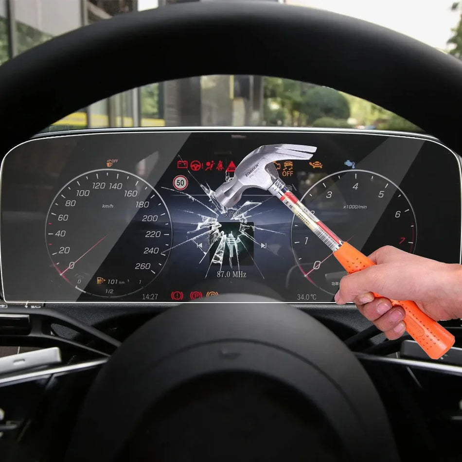 9H Glass Screen Protector for Mercedes-Benz E-Class W214 2024 Center Display Panel