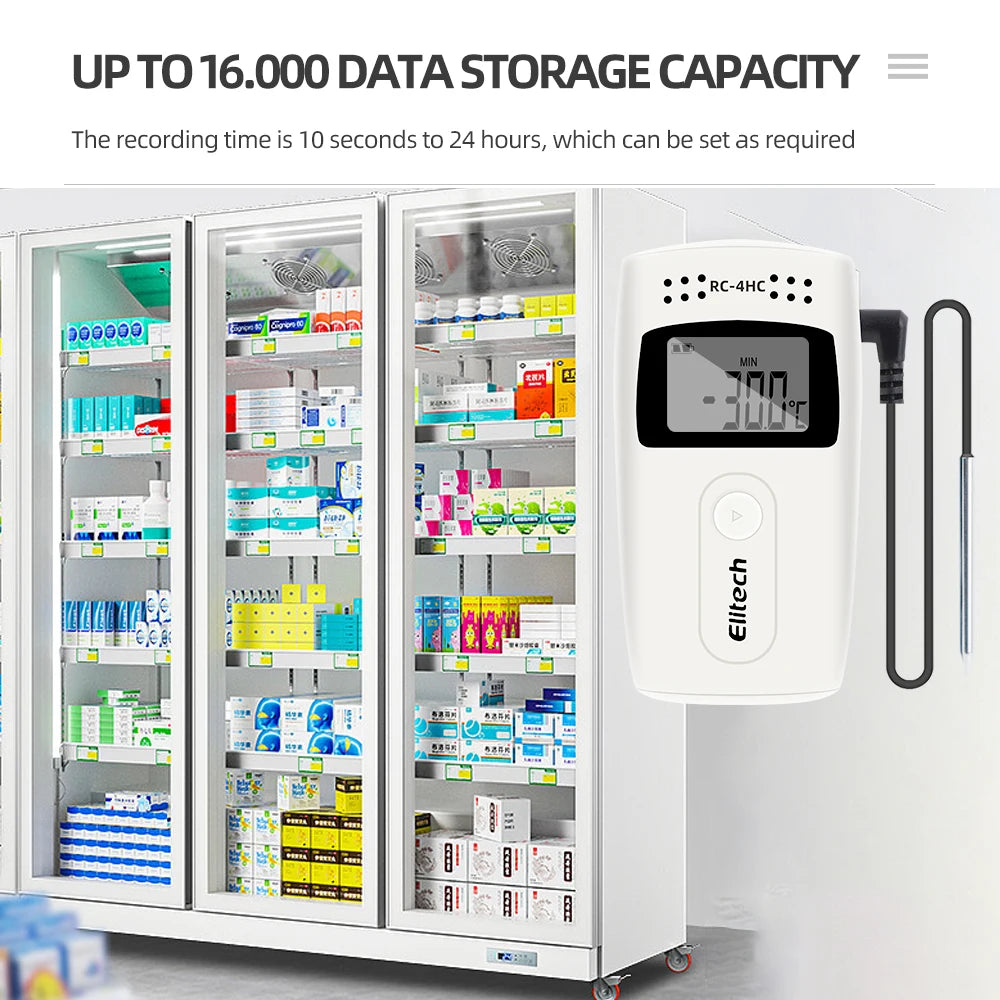 RC-4 Mini Temperature Data Logger &ndash; 16000 Points Capacity