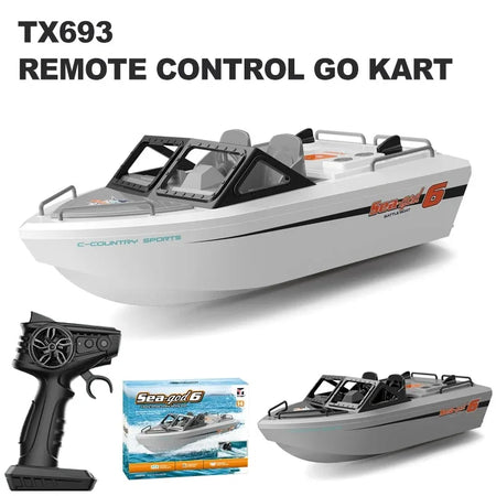 ZEY RC Brushless Jet 2.4G Remote Control Speedboat for Boys