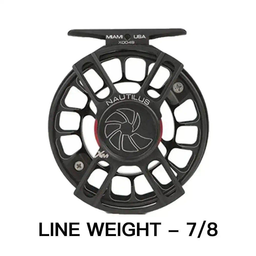 Fly Fishing Reel Performance Ultra-Large Arbor Reels &ndash; Lightweight Aluminum Construction 08 7-8 Black