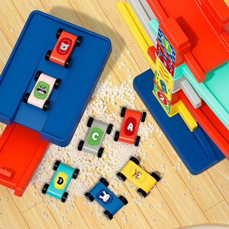 Gliding Track Car Toy Inertia &ndash; Educational Puzzle Track