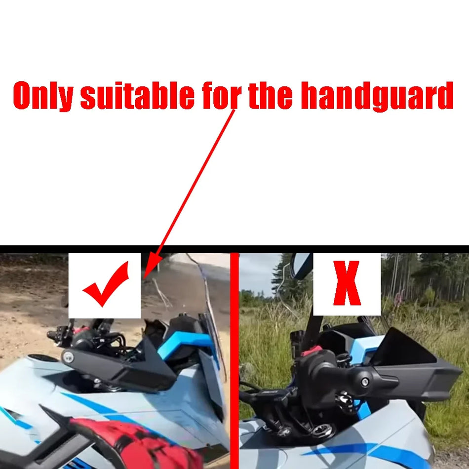 Протекторна капачка за ръкохватки Zontes 703F с подобрена скоба за ветробранно стъкло на кормилото