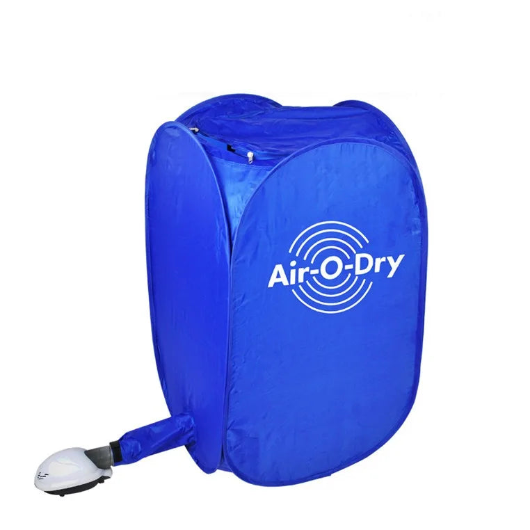 Portable Electric Clothes Dryer Folding Travel &ndash; Fast Drying Blue
