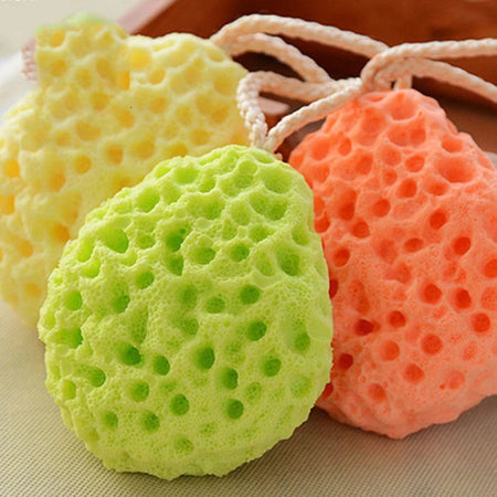 Honeycomb Baby Bath Sponge Brush for Gentle Exfoliation and Cleansing