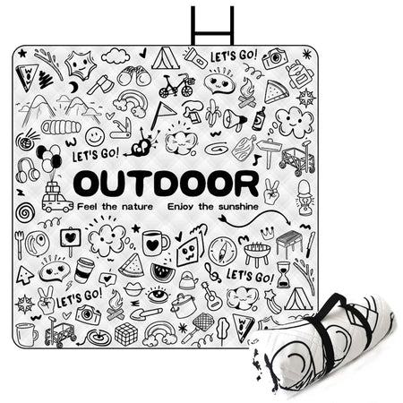 Outdoor Camping Mat &ndash; Moisture Proof And Machine Washable White / 200cm*200cm