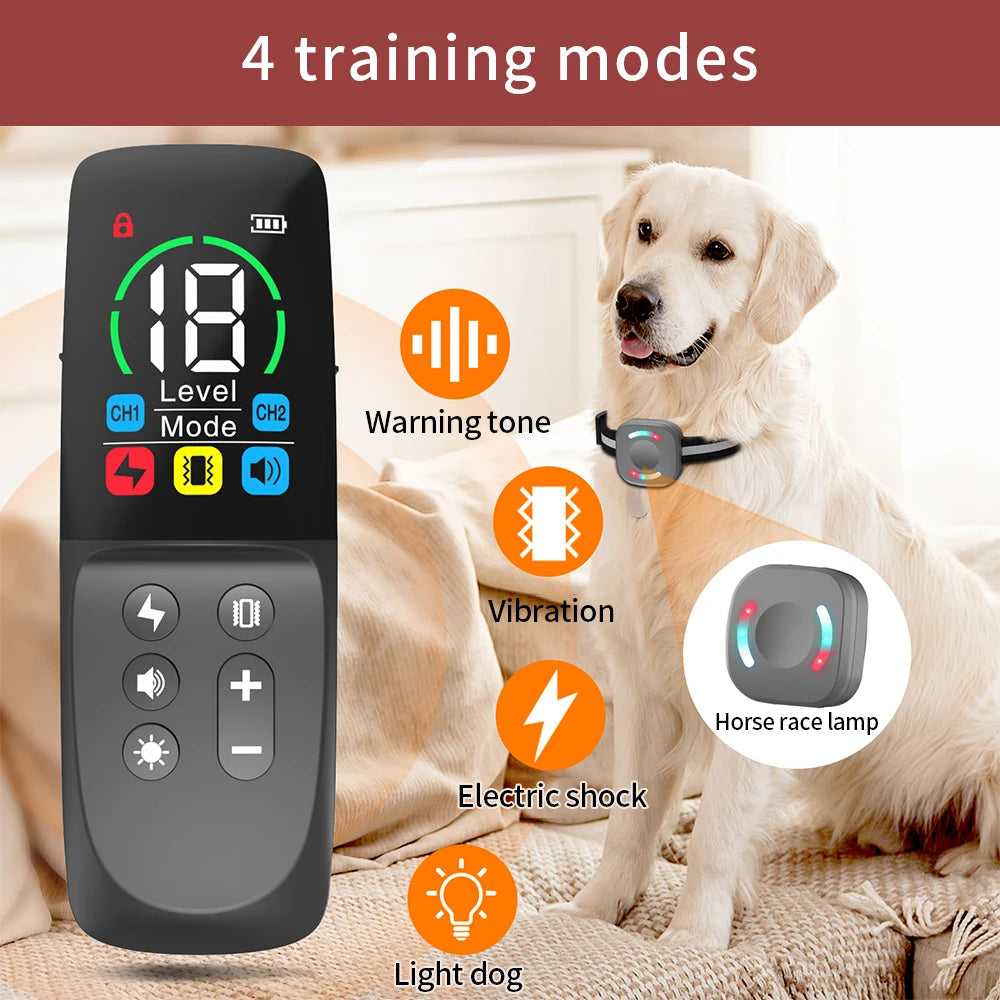 739-1/760 Color Dog Training Collar - IP67 Waterproof