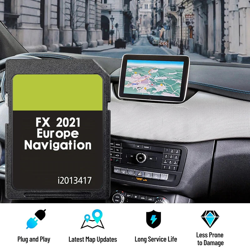 SD Card EU Map Update for Ford C-Max Focus 2021 Models