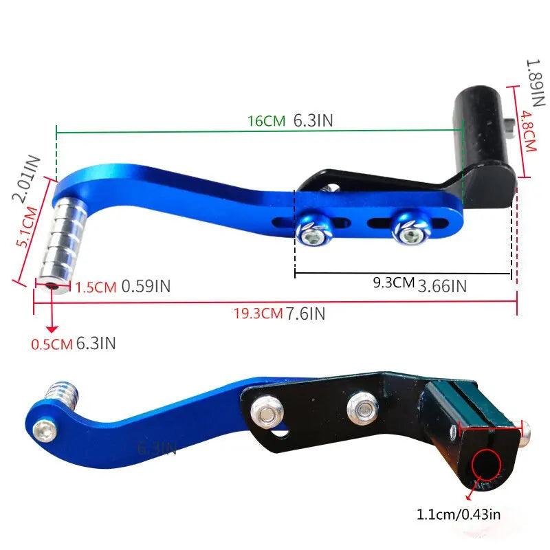 Motorcycle Gear Shift Lever CNC Aluminum Alloy for Retrofitting Upgrade