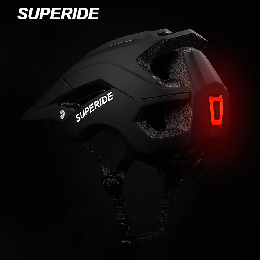 Εξαιρετικά ελαφρύ DH MTB Κράνος Ποδηλάτου Με USB Πίσω Φως Προστασία EPS