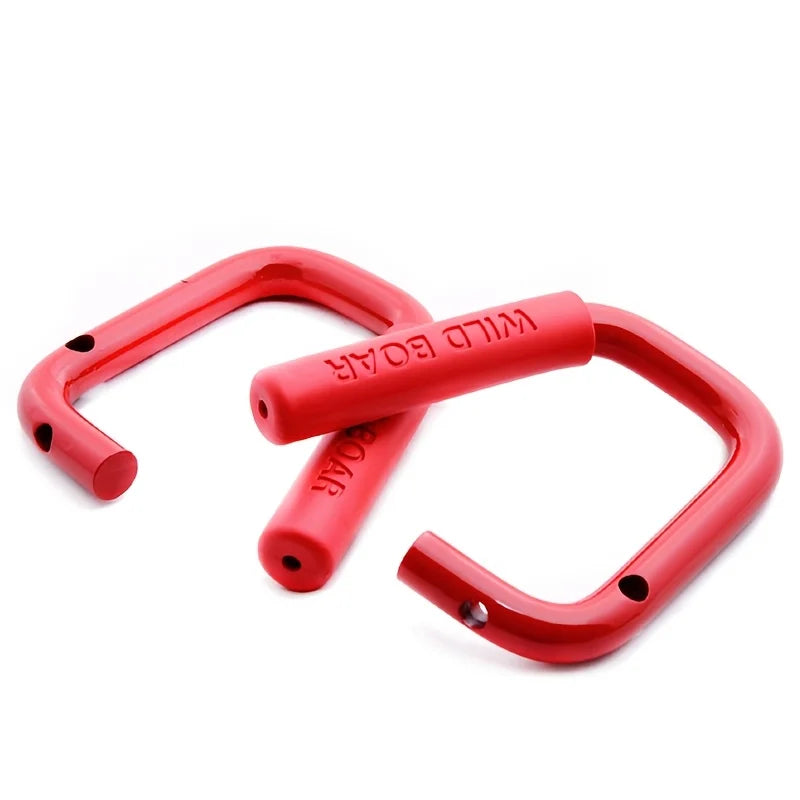 Jeep JK Armrest Grab Handle &ndash; Sturdy Aluminum Alloy Construction Red