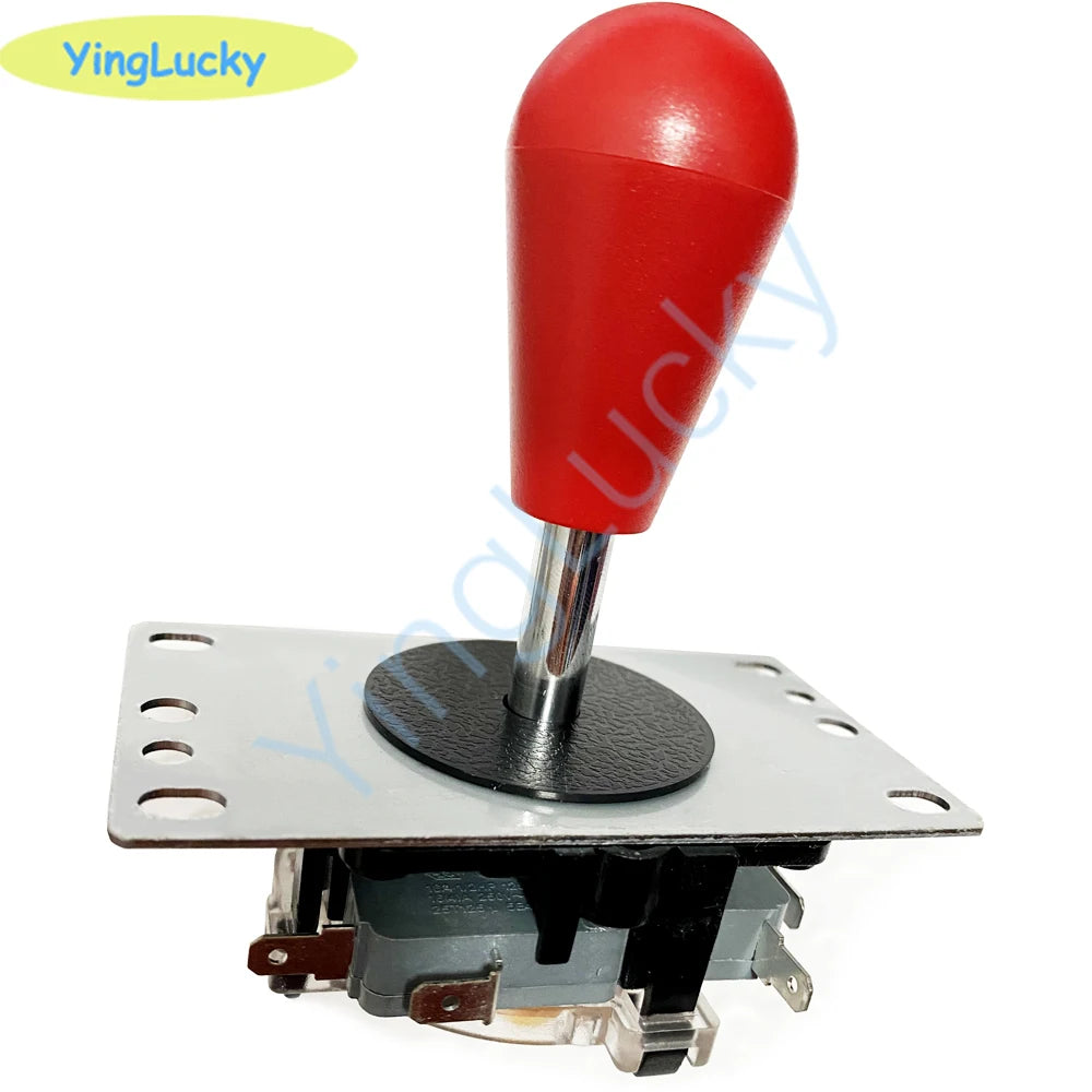 YingLucky Y-10 Arcade Joystick &ndash; Durable 4/8 Way Fighting Stick Parts With red oval ball