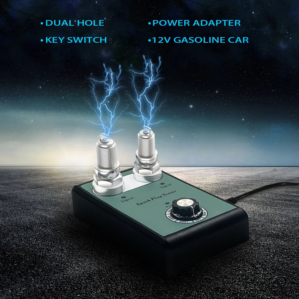 Spark Plug Tester Pen &ndash; Dual Hole Testing for Two Plugs