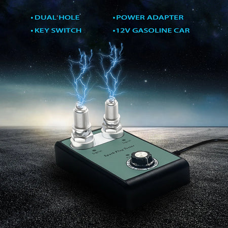 Spark Plug Tester Pen &ndash; Dual Hole Testing for Two Plugs