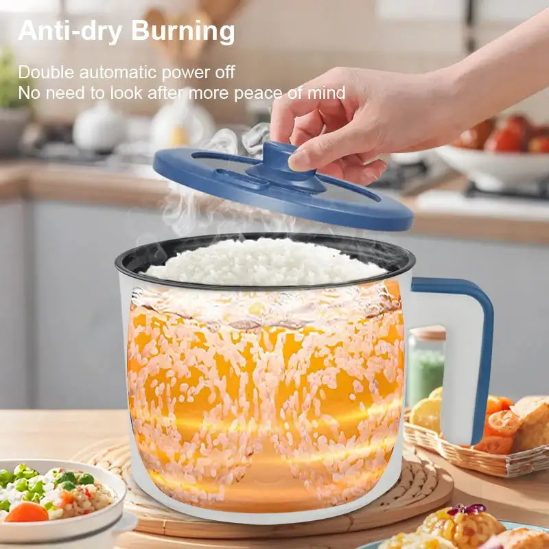 Electric Rice Cooker Double Layer Mini 220V EU Plug