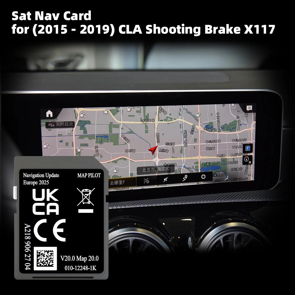 Mercedes CLA 2015 GPS 32GB SD Card - High Speed Navigation CHINA / CLA