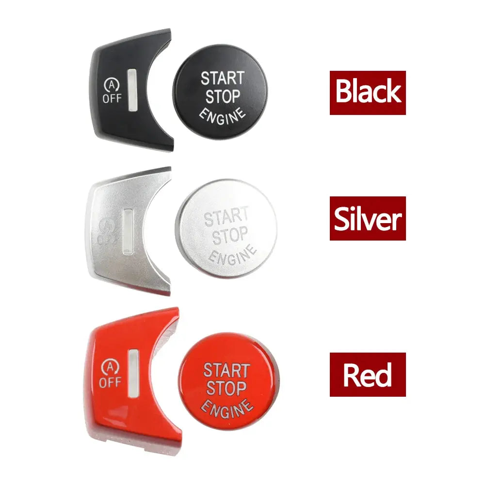 Black Silver Red Blue Car Engine Ignition Start Stop Switch Push Button For BMW X3 X4 F25 F26 61319291691 by InterCyprus Trading Ltd